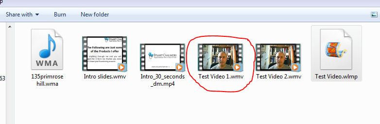 Files in Folder